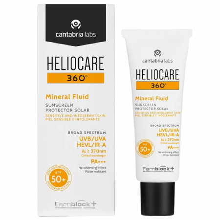 Heliocare 360 Mineral Fluid 50 Spf 50 ml ,Heliocare 360 Mineral Fluid 50 Spf 50 รีวิว,Heliocare 360 Mineral Fluid 50 Spf 50 ml ราคา,กันแดดอ่อนโยน